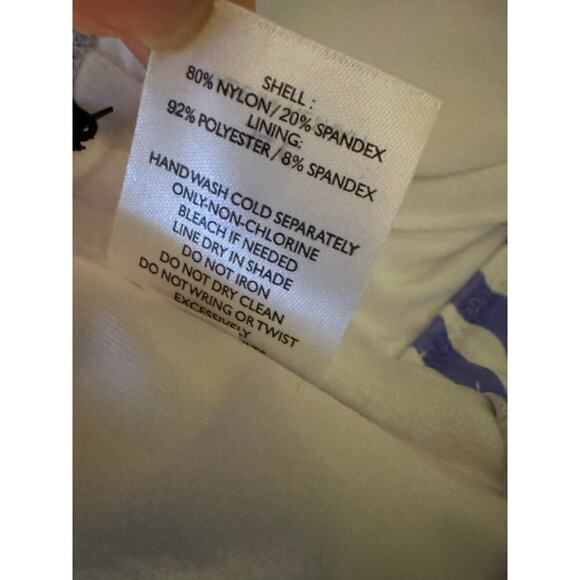 NWT Purple & White Keyhole zebra print bralette by Shade & Shore. - Picture 8 of 8